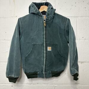 Vintage Carhartt Hooded Active Jacket “Hunter Green” JQ643